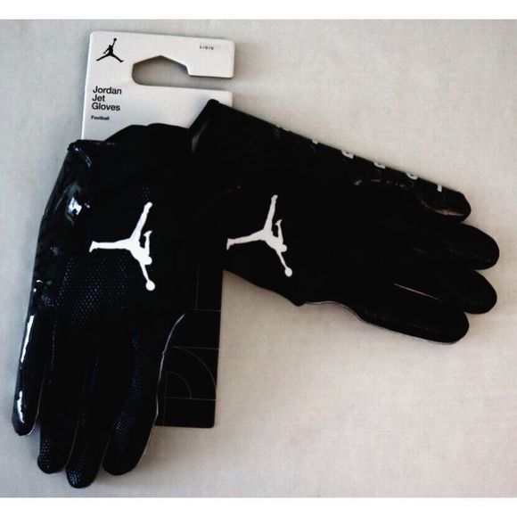 Nike J1007130091LG Men's Sz Large Black Jordan Jet Football Gloves $60 - Picture 4 of 4